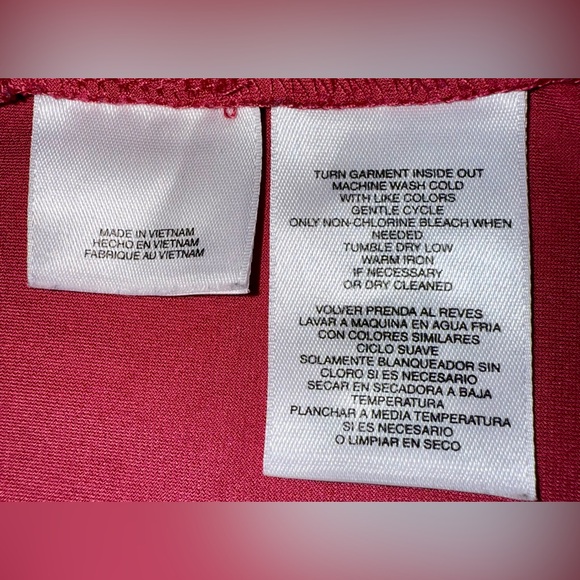 Anne Klein Pink Draped Sleeveless Blouse - Picture 5 of 5